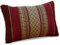 livasia Sofakissen Dekokissen - 22x33x13cm - Nackenkissen, Sofapolster mit Muster, Reisekissen mit Kapok, Kissen Armlehne Palettenmöbel, Garten und Balkon, handgefertigt (Weinrot)