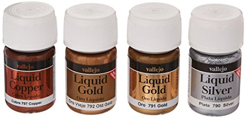 Vallejo Model Color Set - Liquid Gold (Set of 4)