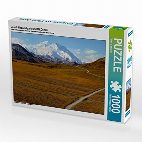 CALVENDO Puzzle Denali Nationalpark und Mt.Denali | 1000 Teile Lege-Größe 64 x 48 cm Foto-Puzzle für glückliche Stunden