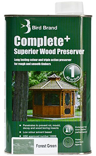 Bird Brand Complete+ Superior Wood Preserver Forest Green - 5 Litre