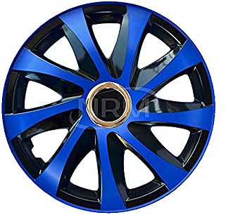 Radzierblende Drift EXTRA schwarz/blau 16 Zoll 4er Set