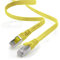Cavo di rete piatto Cat.7 Gigabit Ethernet Lan (RJ45), 10Gbit/s, compatibile con Cat.5 –Cat.5e – Cat.6 Giallo / 1 pz 2 m