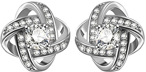 Stud Earrings Windmill Shape 925 Sterling Silver Earrings
