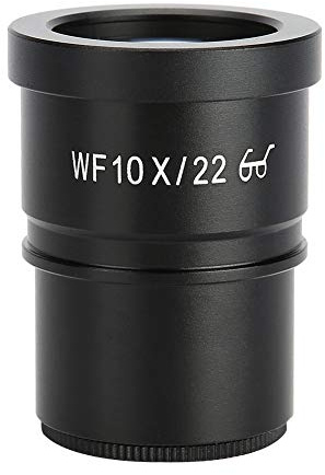 Microscope Eyepiece, WF006G-a WF10X 22mm Wide-Angle Eyepiece Stereo Microscope Ocular Lens 30mm