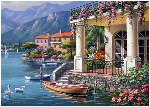 Anatolian 3000 piece jigsaw puzzles - 3000 piece puzzle VILLA ON THE BAY is ideal as a gift for the whole family and this 3000 piece jigsaw is made of ESKA BOARD