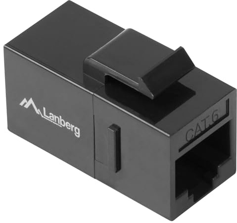 lanberg RJ45-Stecker Feed-Thru Keystone KSU6-3000 - 2 x RJ45 Buchse außen - UTP - CAT.6