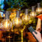 Yuusei LED String Lights Remote Control, 50Ft/15M Festoon Lights Mains Powered with 25+1 Shatterproof G40 Bulbs, IP45 Waterproof Outdoor Garden String Light for Patio Party Wedding Cafe, Warm White