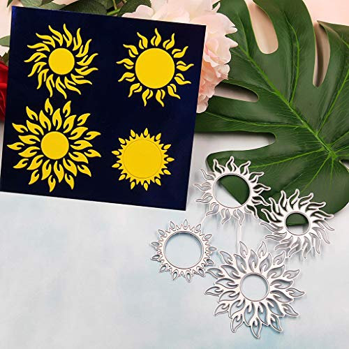 Sonnen-Metall-Stanzformen, Stanzformen für Kartenherstellung, Prägeschablonen für Scrapbooking, DIY-Album, Papierkarten, Kunsthandwerk, Dekoration