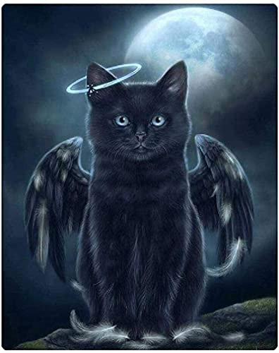 4000 Piece Jigsaw Puzzle Black Cat Jigsaw Painting Jigsaw for Kids