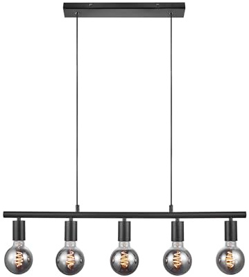 Nordlux 2213273003 Paco 5 Licht, Schwarz