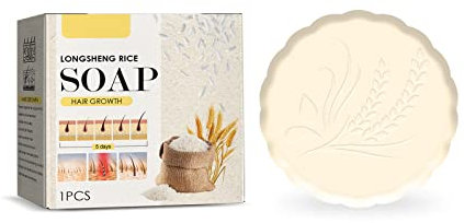 LICHENGTAI Reisseife, Fester Shampoo Riegel, Reiswasser Und Natürliche Inhaltsstoffe, Shampoo Riegel Für Lockiges, Welliges Und Glattes Haar