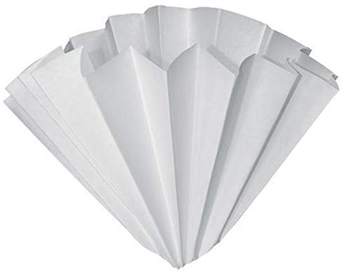 La zappa Filtri di Carta USA e Getta Alimentari Ø 40 cm per liquori, Vino e aceto (Confezione da 50 Pezzi)