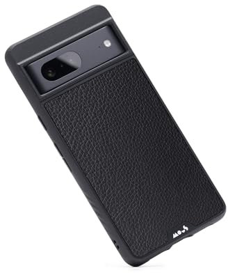 Mous for Pixel 7 Case MagSafe Compatible - Shockproof Military-Grade Protection - Limitless 5.0 - Black Leather - Protective Pixel 7 Case