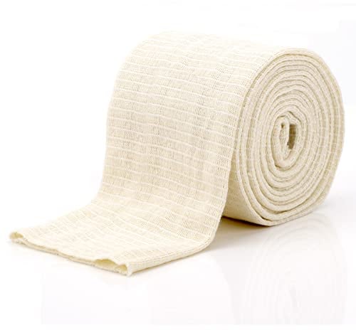 Bandage de Pansement en Filet Bande élastique Tubulaire en Coton élastique Bandage de Gaze Tubulaire Bandage Respirant pour Protection Sportive Entorses de Poignet Cheville et Gonflement