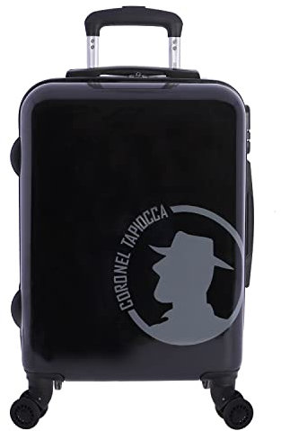 Coronel Tapiocca Maletas de Viaje Cabina - Maleta Cabina 55x40x20, Herren Gepäck- Handgepäck, Schwarz, 55x40x20 cm - MLX8075201