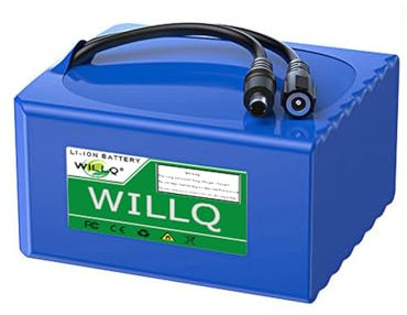 WILLQ DC 12 Volt Lithium-Akku 12V 3000mAh 5000mAh 8000mAh 10000mAh 16000mAh 20000mAh 30000mAh wiederaufladbarer Li-Ionen-Akku tragbarer 12-V-Ersatzakku,30000mah