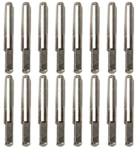 TOYANDONA 16stücke Teiliges Lyra Harfe Stimmnägel Aus Metall Langlebige Befestigungsstifte Für Lyra Zither Dulcimer Harpsichord Praktische Und Leichte Musikinstrument Zubehör in Silber