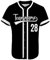 AIFLM Benutzerdefinierte Baseball-Trikots, Personalisierte Button-Down Baseball-Shirts, Individuelle Baseball-Shirts FüR MäNner, Frauen, Jugendliche, Druck-Namennummern