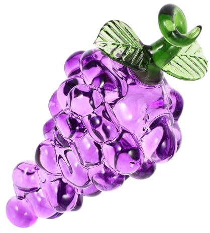ORFOFE Obst Ornamente Tischdekoration Partyzubehör Obst Neuartiges Wohnzimmer Heimdekoration Kristall Trauben Figur Heim Figuren Büro Trauben
