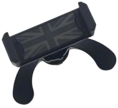 ANZIWU Supporto per telefono Mini Cooper con supporto per telefono girevole a 360°, adatto per Mini Cooper R55 R56 R57 R60 R61 (grigio)