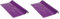 Venilia Klebefolie | Violett Matt Lila | 45 cm x 1,5 m, Stärke 95μ | selbstklebende Möbel-Folie, Dekofolie, Tapete, Küchenfolie | ohne Phthalate | Made in EU, Ametista (Packung mit 2)