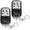 2 Pack Universal 433MHz Garage Door Remote Control Key Fob, Electric Gate Opener (Set B)