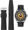 Ylfcly Uhrenarmbänder aus Fluorkautschuk mit Schnellverschluss Tropical Style Weiche FKM Kautschuk Armband für Uhren