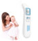 Berührungsloses Infrarot-Fieberthermometer für Stirn & Ohr – 1 Sek. schnelle, präzise Messung ohne Kontakt – hygienisch & zuverlässig – für Babys, Kinder & Erwachsene – ideal für Nacht & Reise