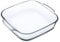 Simax 021 003 005 Square Dish 1.6 l Brat und Backschale, Glas, Transparent