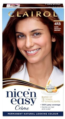 Clairol Nice'n Easy Permanent Hair Dye 120C/4RB Natural Dark Reddish Brown