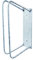 Alberts 692506 Range-vélo individuel | au choix en deux modèles | pour fixation murale | galvanisé à chaud | support dans un angle de 45°