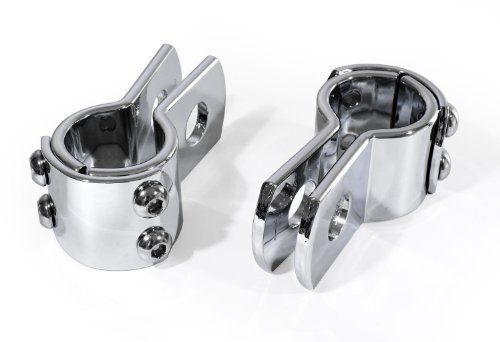 Schellen Befestigungsklemme Befestigung Chrom 1 für Custombikes Harley 25mm usw