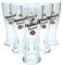 Urweisse 6 Erdinger Weißbräu Weißbiergläser Gläser 0,5 Set - geeicht