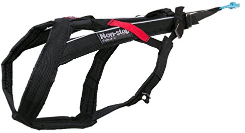 NON-STOP Zuggeschirr FREEMOTION HARNESS Brustgeschirr schwarz für Hunde Größe 5