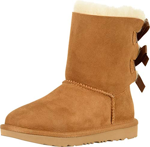 UGG Mixte enfant Bailey Bow Ii Bottine, Noisette, 35 EU