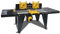 ToolTronix 1800W Bench Mounted Electric Router Table Aluminium Surface 460mm x 335mm, NVR No Volt Release Switch, Three Feather Boards, Extension Tables