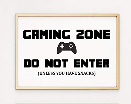 Gaming Zone Gaming A4 Poster Print PO361
