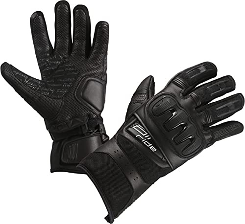 Modeka Air Ride Handschuhe, schwarz/schwarz, 7