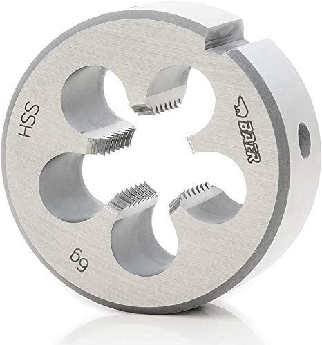 BAER Filiera BSF 3/8 x 20 – HSS – Filiera filettata esterna – Filiera filettata – Filettatura esterna – Taglio filettato