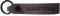 Leder Schlüsselanhänger mit Name Wunschname personalisiert individuell farbig Gravur Hell Braun