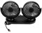 BLLBOO Ventilateur USB - Ventilateur de Voiture à Double tête USB Ventilation de Refroidisseur Automatique de climatiseur Portable 12V(Noir)
