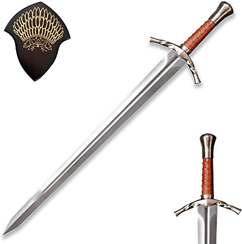 Cosplay Spada Fatta a Mano - Lama in Acciaio Inox, Cavaliere Medievale