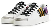 Desigual Damen Shoes_Fancy_Tartan 1000 White Sneaker