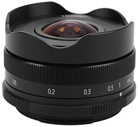 01 02 015 Obiettivo ultragrandangolare, 172° Angolo di Visione in Lega + Vetro Ottico Obiettivo F5.6 Mezza Cornice per A6400 per A6500 per A3000