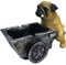 WAYUTO Rauchende Bulldogge Zigarre Aschenbecher Harz Trolley Hund Zigarettenaschenbecher 2 Rillen Aschenbecher Bully Dog Aschenbecher Tierstatue Cool Dog Aschenbecher für Vatertag Schreibtisch