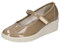 Agile By Rucoline Ballerinas Damen Lack beige 41 EU