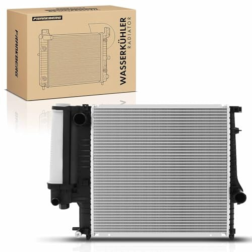 Frankberg Radiador enfriador de agua enfriador de motor transmisión | Compatible con: Z3 R.o.a.d.s.t.e.r E36, Serie 3 Touring E36, Serie 3 Compact E36, Serie 3 Convertible E36, Serie 3 E36