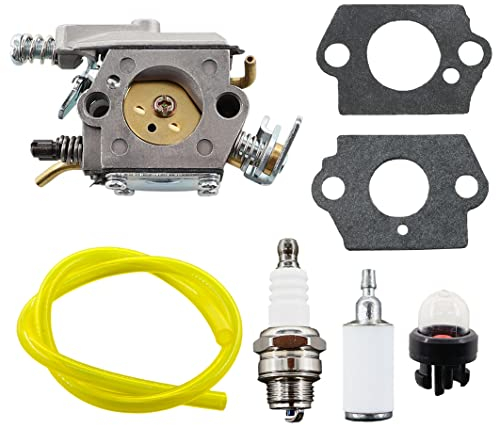 MCHNIC Vergaser Kit für Husqvarna 225 227 232 235 240 577133001 537052701 522607401 503281517 ersetzt Walbro WT-964 WT-548