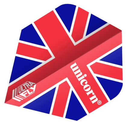 Unicorn Ultrafly.100 Plus Union Jack-Flagge Ultrafly Dart-Flights