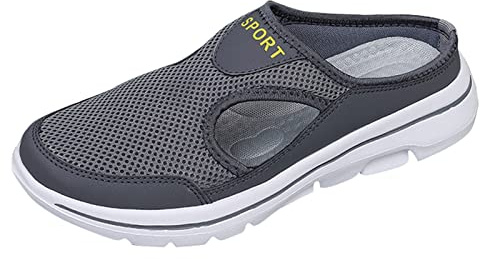 Sneaker, Sandalen, Herren, Sportschuhe, einfach, einfarbig, Sommermode, neues Modell, atmungsaktives Netzgewebe, bequem, flacher Boden, rutschfest, Paar Schuhe